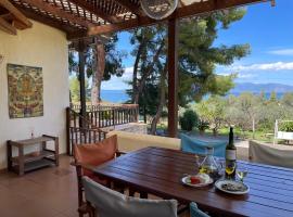 Zdjęcie hotelu: Stunning Evia Sea View Country House