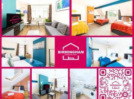 ホテル写真: Birmingham Contractor Stays - 3 Bedroom Flat, 6 Beds plus Parking