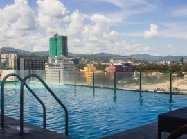 Hotel Foto: Mabolo garden flat a5 Rooftop Pool Shortwalk to Ayala Mall