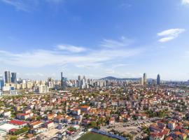 ホテル写真: Central Flat with Amazing City View in Atasehir