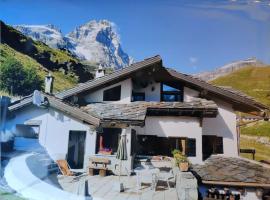 酒店照片: Skichaletcervinia 7p Ski in Ski out aan piste nr. 5 uitzicht Matterhorn
