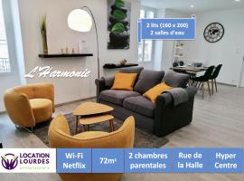 Hotel Photo: L'Harmonie 72m2 - 2 chambres parentales - Rue de la Halle - Hyper centre