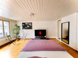 호텔 사진: Newly furnished beautiful old building apartment in the center with Apple TV O1