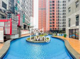 酒店照片: RedLiving Apartemen Transpark Juanda - TPJ Rooms Tower Jade with Netflix