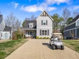 Beautiful Home with Lake and Marina Access, Firepit, Golf Cart Included