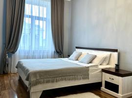 Hotel foto: Lux apartments in the city center, with a view of the theater, near Zlata Plaza