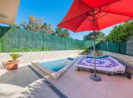 Hotel fotografie: 3 bedrooms house with private pool and enclosed garden at Puerto de Alcudia 1 km away from the beach