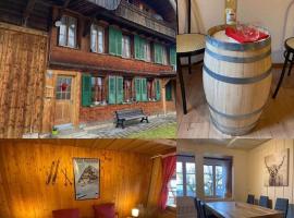 호텔 사진: Wohnen mit Blick auf Eiger - ehemaliges Bauernhaus - 2 Schlafzimmer