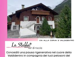 Hotel Foto: Comodo rifugio montano LA STAFFA in Valdidentro