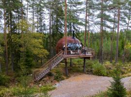 Hotel Foto: Treehouse dome
