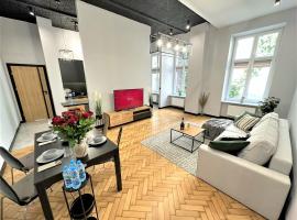 Hotel Photo: LUXURY 100m2 LOFT Design-Apartment at WAWEL + Netflix