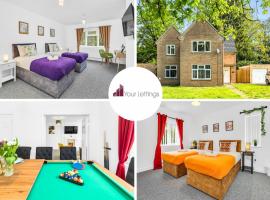 Хотел снимка: Elegant 3 Bedroom Detached House By Your Lettings Short Lets & Serviced Accommodation Peterborough With Free WiFi,Parking