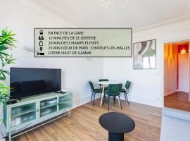 Hotelfotos: Modern&Confort Fully Furnish Apartment ⭑ La Défense ⭑Champs Elysées⭑ RER A & L