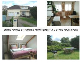 Fotos de Hotel: appartement 2 pers (1er étage) avec jardin 25km NANTES ou PORNIC