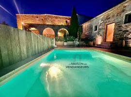 Ξενοδοχείο φωτογραφία: La Maison des Vendangeurs - TABLE D'HÔTES le soir du jeudi au lundi - Jacuzzi - Balnéo SPA - ACCES PISCINE pour toutes les chambres sauf STUDIO COQUET- Piscine de mai à mi-octobre