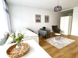 होटल की एक तस्वीर: Schöne Wohnung in Linden - 48qm, Moderne Küche, Bad, Balkon, 4 Personen, WIFI