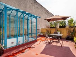 מלון צילום: Amazing loft w/ terrace in Mexico City Downtown