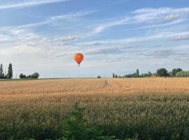 होटल की एक तस्वीर: La Ferme 1851 - Cabane Spa Nordique privé vue sur champ