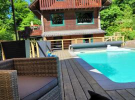 Le chalet du Cerf - Chambre d'hôte, hotel en Somme-Leuze