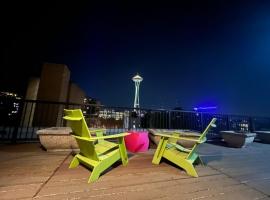 Cozy Downtown Condo Retreat with Space Needle View、シアトルのホテル