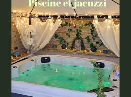 מלון צילום: Gîte au cœur des vignes avec piscine et spa