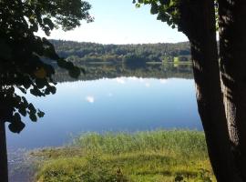 รูปภาพของโรงแรม: Idyllic lakeside cabin (hytte)