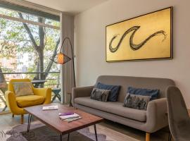 Zdjęcie hotelu: Comfy & Luxurious Apt. w/ Private Balcony in CDMX