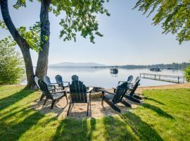 호텔 사진: Lakefront Center Ossipee Home with Boat Dock!