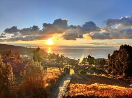 Dawn House - Lago Titicaca, hôtel à Ocosuyo
