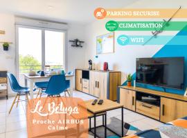 Фотография гостиницы: Le Beluga – Appartement proche Airbus