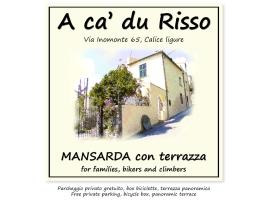 Hotel Photo: A ca' du Risso - Mansarda con terrazza - Sea & outdoor for families, bikers and climbers