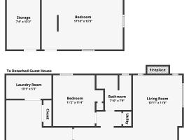 รูปภาพของโรงแรม: Garden, pool, & separate cottage