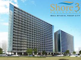 รูปภาพของโรงแรม: Shore3 Residences Staycation 1 Bd Facing Amenities Pasay City