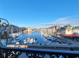 Zdjęcie hotelu: Le Carré - Studio ON the port of Honfleur - Incredible view 2 P