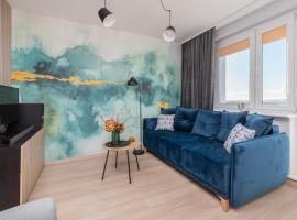 호텔 사진: Cozy Pastel Studio in Gdańsk by Renters