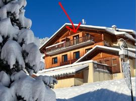 Hotel foto: DUPLEX 50 m2 aux pieds des pistes les saisies hauteluce et contamines montjoie savoie 6 à 8 personnes 1 chambre et un coin nuit