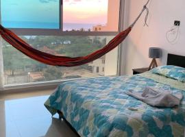 Hotel fotoğraf: Hermoso apartamento con vista al mar con piscina