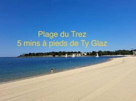 Фотография гостиницы: TY GLAZ : la plage à 400 m, maison de charme