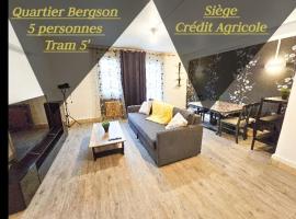 รูปภาพของโรงแรม: Le Bergson 3 chambres Stationnement gratuit