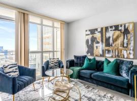 Hotel fotografie: One Bed and Den Upscale Comfort Condo with Parking