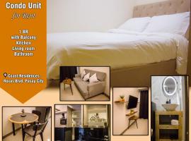 酒店照片: RQ Cozy One Bedroom Condo, Coast Residences Pasay