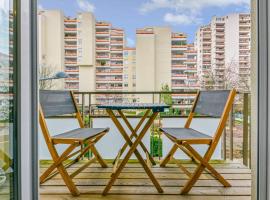 Hotel Photo: Apartment with balcony in Villeurbanne - Welkeys