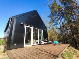 होटल की एक तस्वीर: Modern Sauna Cabin in Horse Ranch