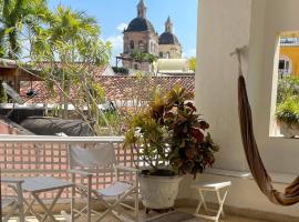 होटल की एक तस्वीर: Bello apartamento corazón de Cartagena colonial