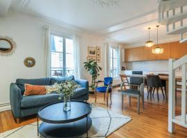 होटल की एक तस्वीर: Very family friendly apt in the heart of the 19th arrondissement