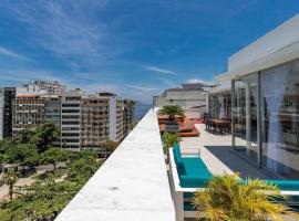 होटल की एक तस्वीर: Superb 4BR penthouse with pool and view in Ipanema