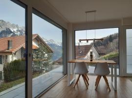 호텔 사진: Apartment Panorama am Walensee in Neubau-Villa