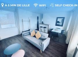 รูปภาพของโรงแรม: T2 moderne et neuf à 5 min de Lille-Centre