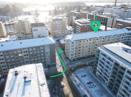Gambaran Hotel: Vuokralle,com Three rooms spacy apartment in Tampere centrum Nalkala
