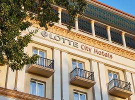 LOTTE City Hotels Tashkent Palace, hotel u gradu Taškent